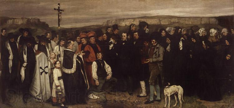 Gustave Courbet Burial at Ornans (mk09) France oil painting art